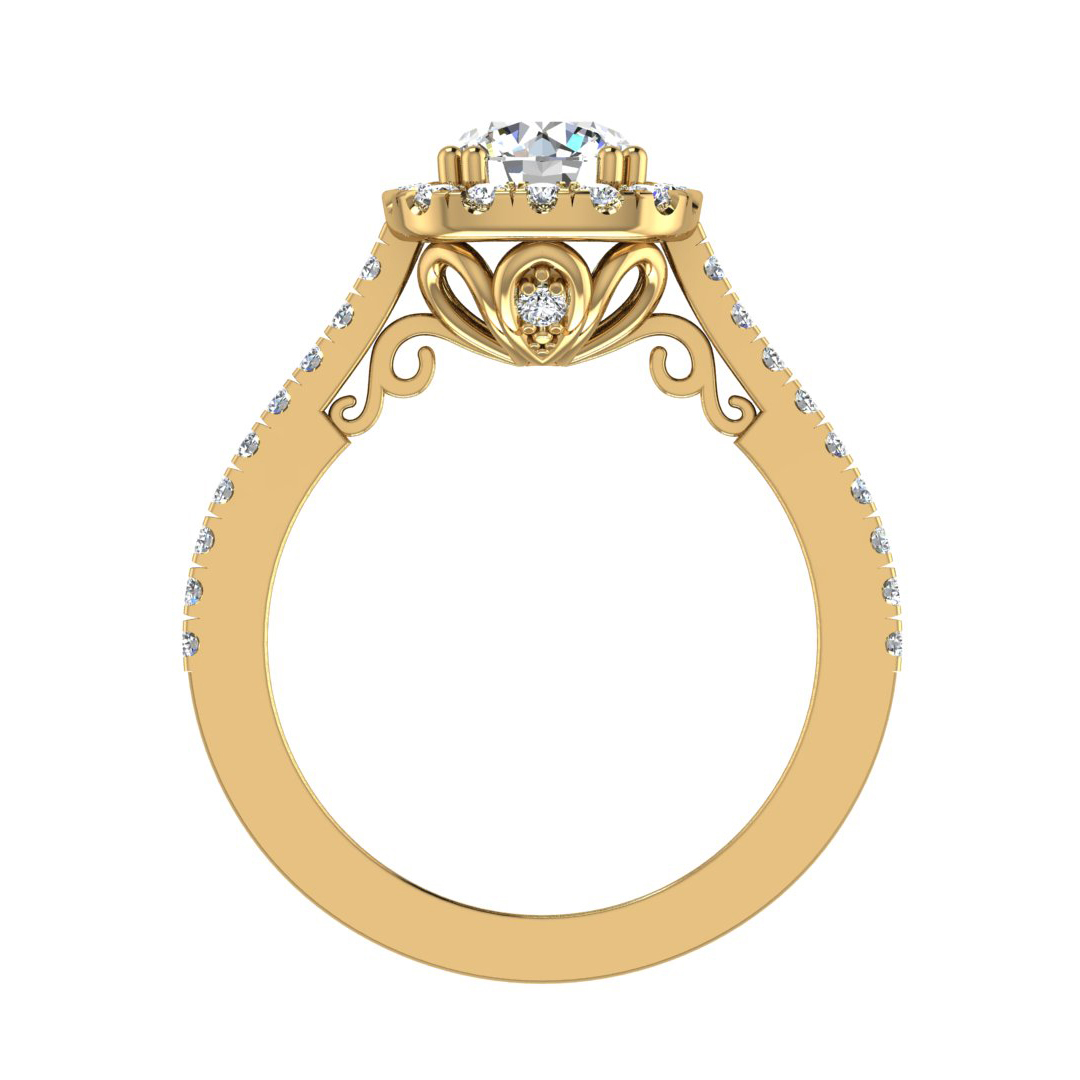 Kailani Halo Engagement Ring